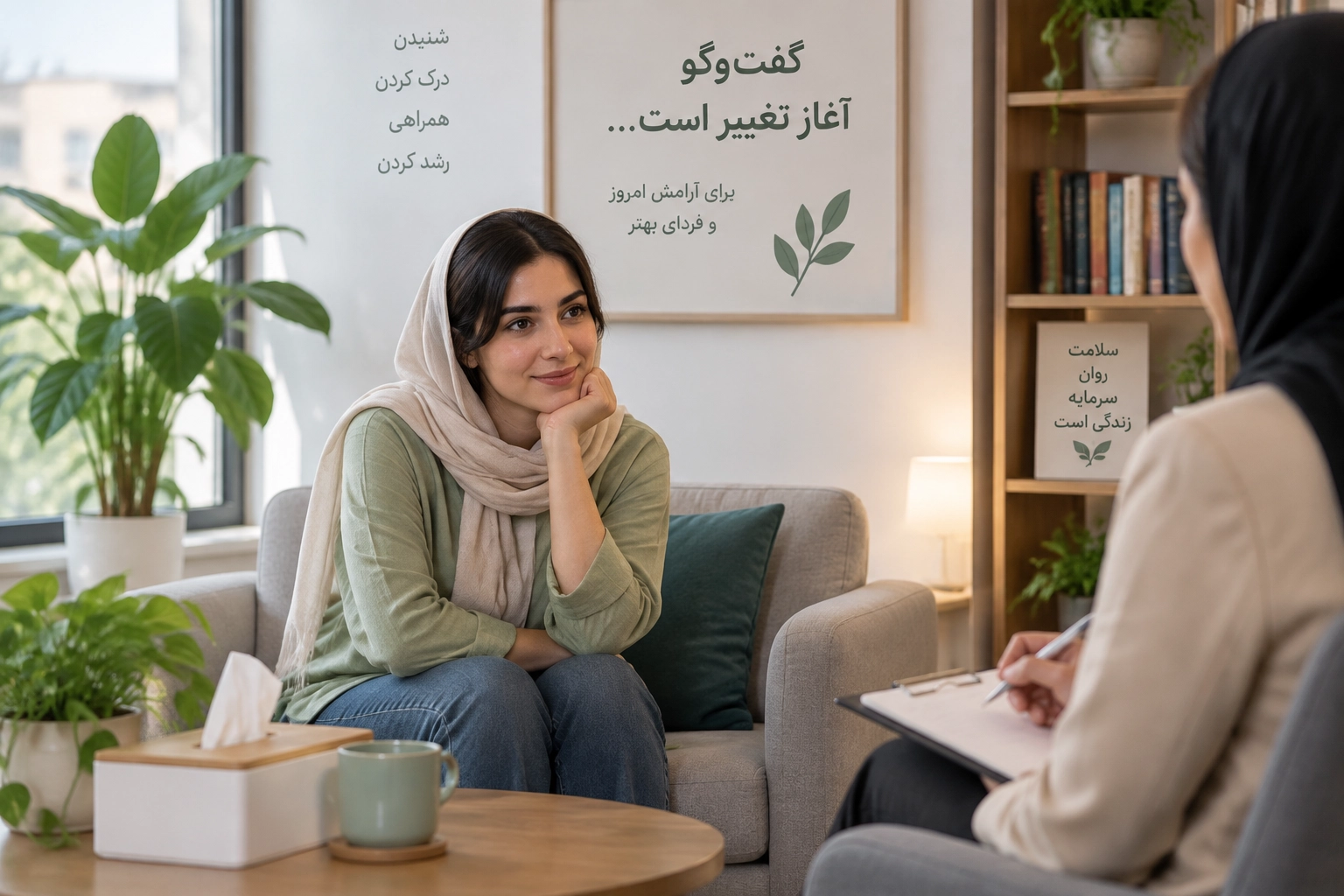 جلسه روانشناسی و گفتوگو با روانشناس