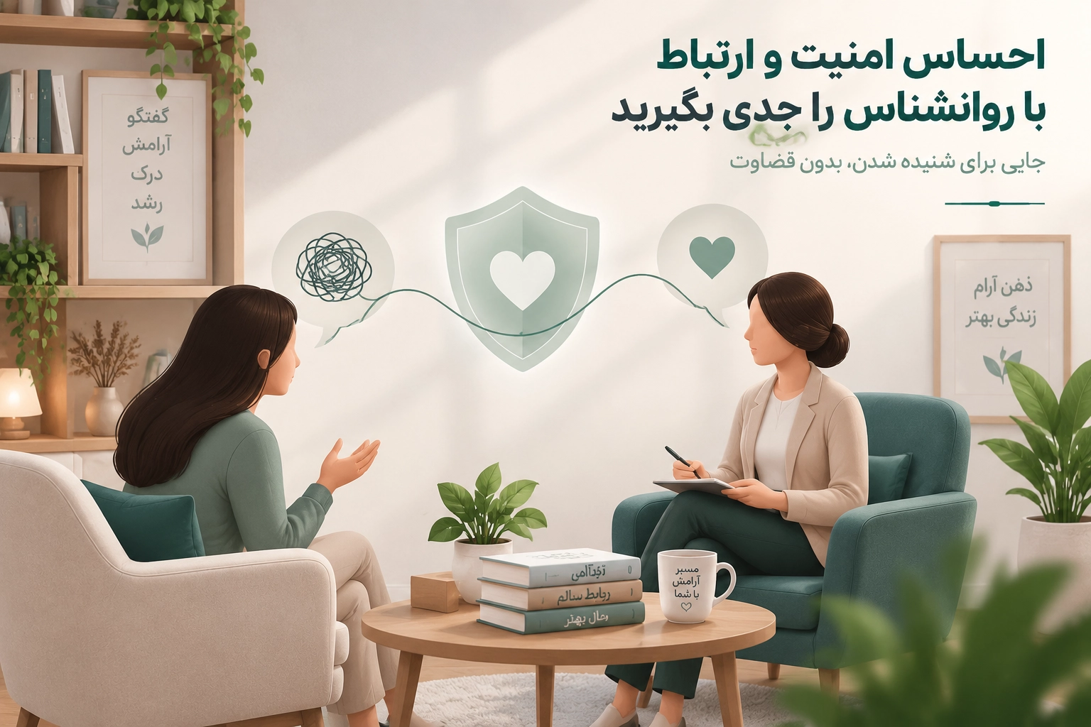 احساس امنیت و ارتباط با روانشناس